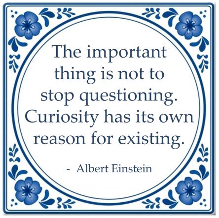 important thing never stop questioning albert einstein